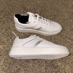 Geox Respira Women's Size 10 White Platform Sneakers New